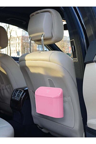 Bukela Car Trash Can with Lid & Bags, Leakproof, Mini Garbage Bin