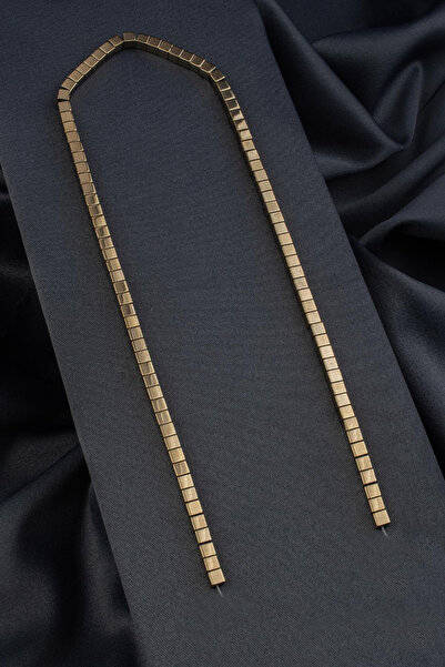 Uçar Doğaltaş Hematit Doğal Taş Parlak Antik Sarı Küp Kesim 4x4mm Dizi [AA]