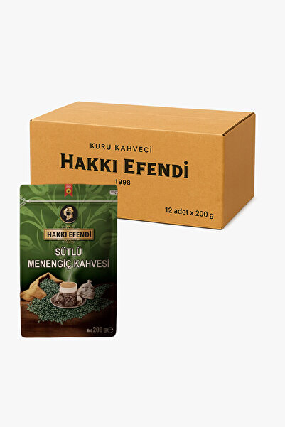 Hakkı Efendi قهوة مينينجيش 200 جرام × 12 قطعة - طبيعية وناعمة المذاق