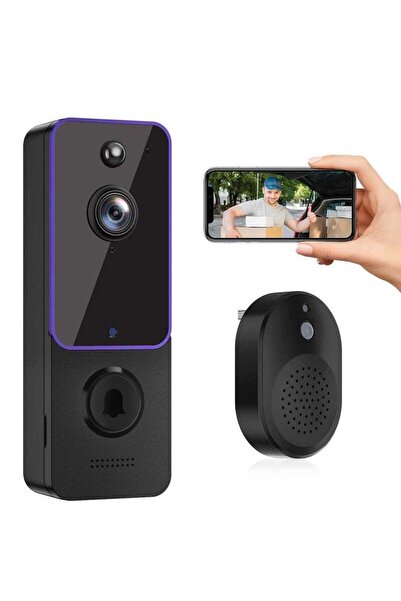COOYA Doorbell Camera Wireless WiFi Video Doorbell Free Chime Ringer Included Indoor Outdoor Surveillance