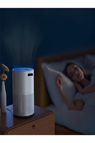 DEANB 100 m³ Hacim Akıllı Hava Temizleyici 3 Katmanlı Hepa Hava Filtreli Temizleme Makinesi - Sessiz