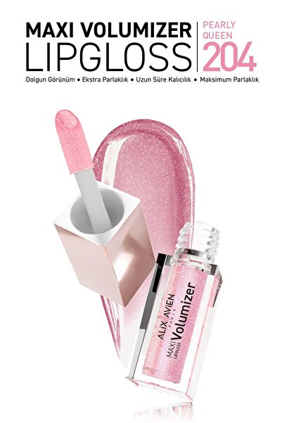 Alix Avien Maxivolumizer Lipgloss 204 - Pearly Queen - Kalıcı ve Nemlendirici...