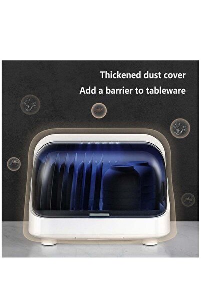 Arabest Countertop Drying Cup Cabinet, Portable Mini Automatic Sterilisers Disinfection Machine for Tablewar