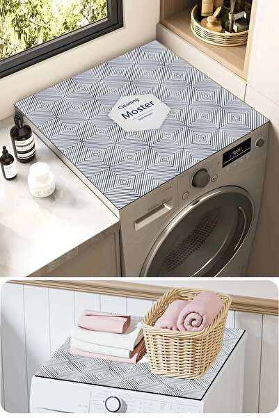 Valerine Life Washing Machine and Dryer Top Organizer Mat Cover Non-Slip Liquid-Proof 27240610