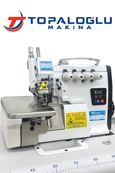 Broderi Bd-700 4 Iplik Sessiz Kafadan Motorlu Overlok Makinası ( Mini Masalı 55cm )