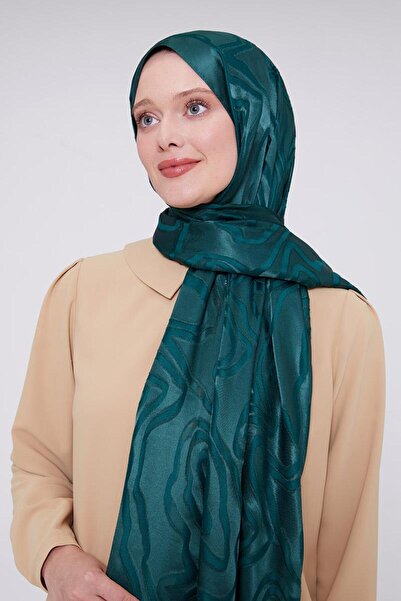 Levidor Emerald Abstract Pattern Deluxe Devore Shawl