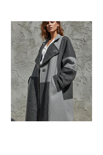 iplik natural boheme Erkek Yaka Kadın Trençkot