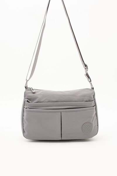 Sanmorris Geantă de mână și de umăr cu 5 ochi gri deschis - Crossbody rezistent la apă