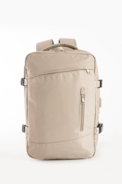 Sanmorris Unisex Αδιάβροχη θήκη φορητού υπολογιστή 15,6 ιντσών Λειτουργική τσάντα ταξιδιού και σχολείου με υποστήριξη πλάτης