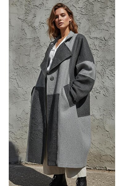 iplik natural boheme Erkek Yaka Kadın Trençkot