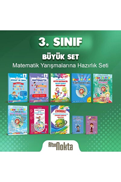 Altın Nokta Yayınları 3. SINIF BİLSEM - KANGURU - OLİMPİYAT BÜYÜK SET