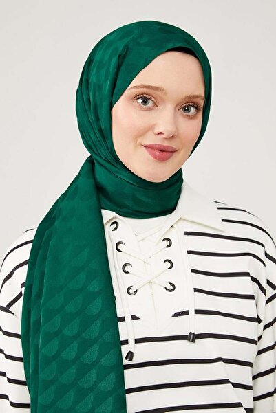 Levidor Emerald Moon Pattern Jacquard Elegance Shawl