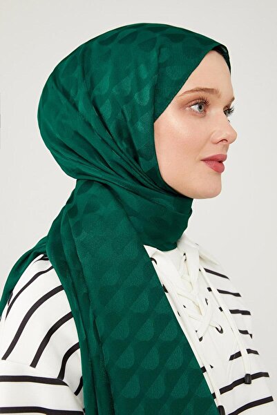 Levidor Emerald Moon Pattern Jacquard Elegance Shawl