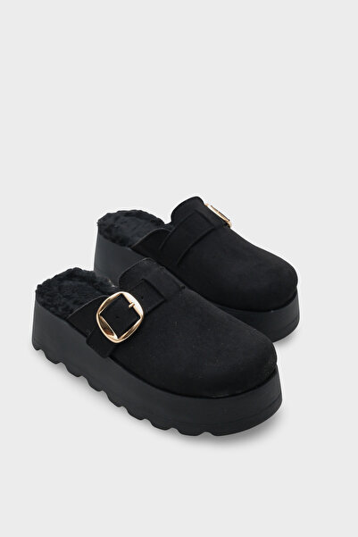 Capone Outfitters Γυναικεία σαμπόνια Leticia με επικάλυψη από γούνα και σουέτ