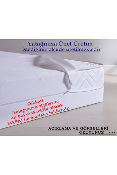 Artex Cover 80X160 Mattress Cover Protector Zippered Cover Special Production for Bed Quilted Single Size