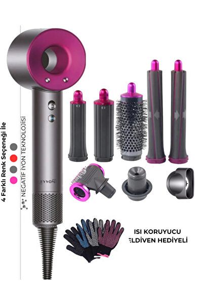 RAYVON Saç Kurutma Ve Şekillendirici Full Set 8in1