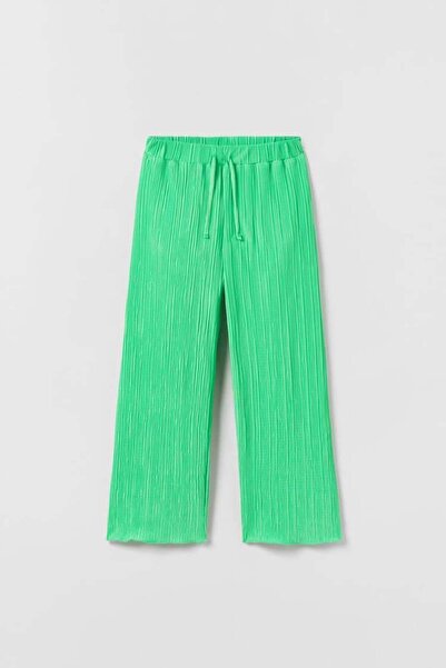 SONGÜLBERİK Girl's Summer Pants (Green)