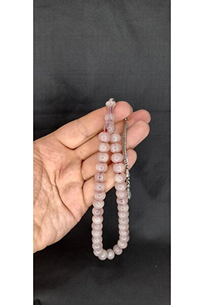 Anemore Collection العجين الأبيض T-323 - مسبحة الصلاة العنبرية، قطع الكرة الأ...