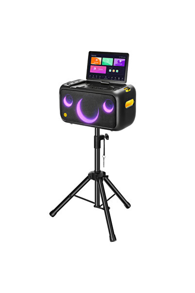 Ikarao Partybox Hoparlör Standlı Break X1 460W Karaoke Bluetooth Hoparlör Seti