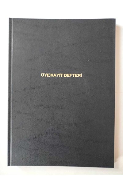 Kültür Matbaası Dernek Üye Kayıt Defteri Ciltli 400 Sayfa