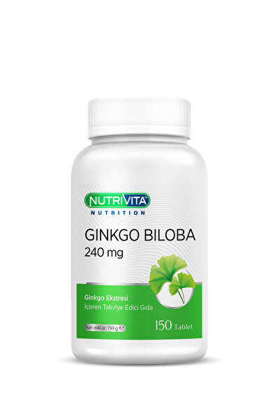 Nutrivita Nutrition Nutrivita Ginkgo Biloba 240 Mg 150 Tablet