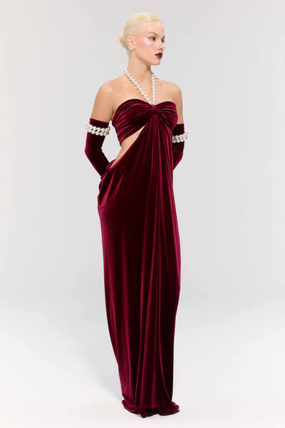 Nur Karaata Royal Ancestry Red Dress