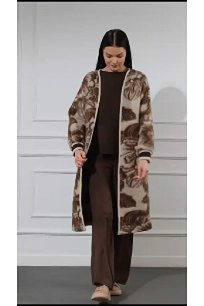 Mihos İtalyan Uzun Desenli Hırka