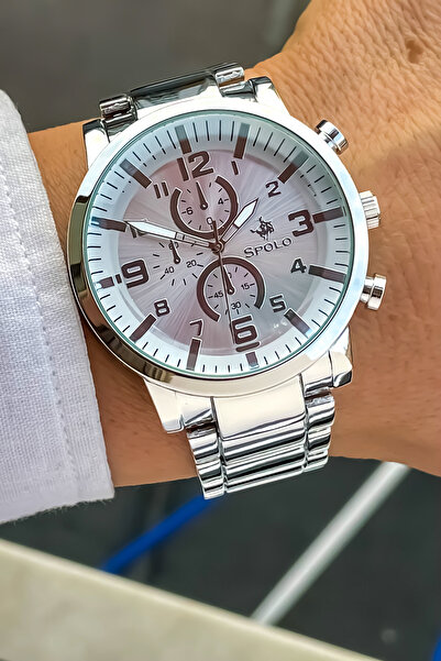 S.POLO Marka Spor Şık Erkek Kol Saati Bileklik Hediye