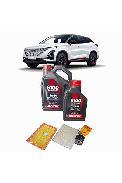 KRUGER CHERY OMODA 5 PERİYODİK YAĞ BAKIM SETİ 5l. MOTUL 6100 HAVA + POLEN + YAĞ FİLTRESİ