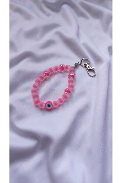 Rodopiva Pembe Nazar Boncuklu Charm – Zarafetin ve Korumanın Buluşması