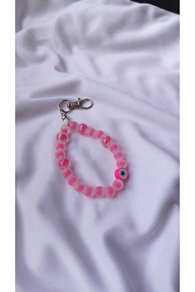 Rodopiva Pembe Nazar Boncuklu Charm – Zarafetin ve Korumanın Buluşması