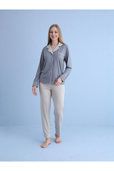 Tatty Underwear Striped Pajama Set