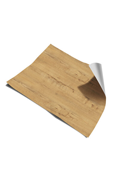 Bigaimaj Mutfak Tezgah Üstü Ahşap Desen Kendinden Yapışkanlı Folyo Kaplama 70cmx100cm