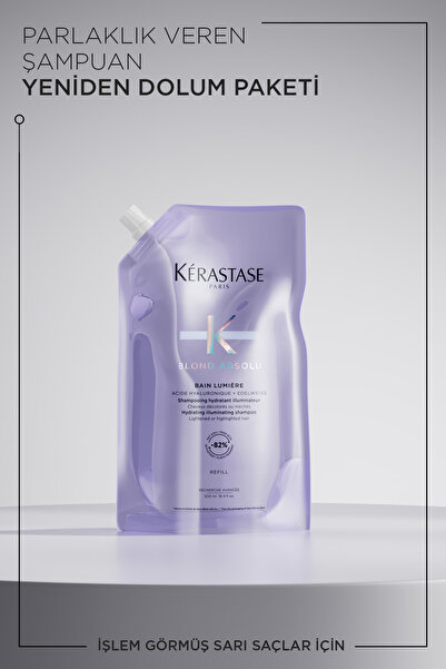 Kerastase Blond Absolu Bain Lumiere Işlem Görmüş Sarı Saçlar Için Parlaklık Veren Şampuan 500 ml