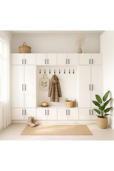 UMGMOBİLYA EZEL PORTMANTO Kapaklı, Raflı, Askılı Vestiyer