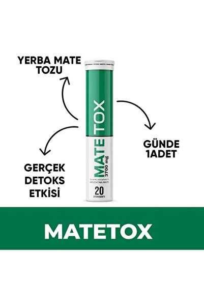 NEDOX Matetox Detoks 20 Efervesan Tablet