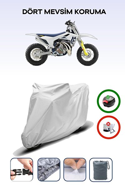 Breen Husqvarna TC 50 Mini GRAY MOTORCYCLE BRAND REAR BAG COMPATIBLE