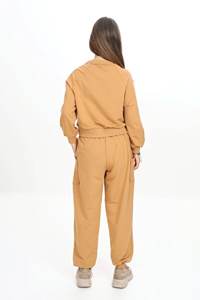 HayKids Κορίτσι - Σετ αθλητικής φόρμας με στάμπα με λαιμόκοψη