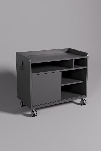 Creo Mobili Smart Modern Ofis İçin Organizer Keson, Sürgülü Kapaklı Komodin -...