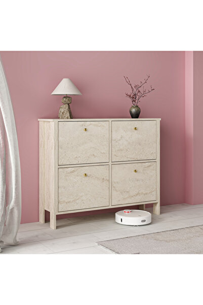 riomood PALERMO AYAKKABILIK ÇOK AMAÇLI DOLAP DRESUAR TRAVERTEN