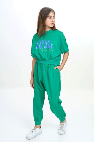 HayKids Σετ κοντομάνικη αθλητική φόρμα για κορίτσια με λαιμόκοψη