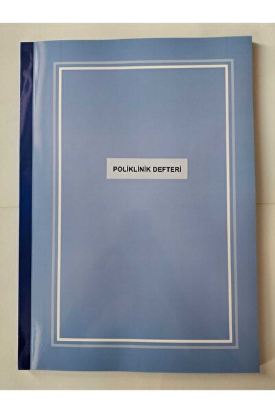 Kültür Matbaası Poliklinik Protokol Defteri Büyük Ebat 28x40 cm 200 Sayfa