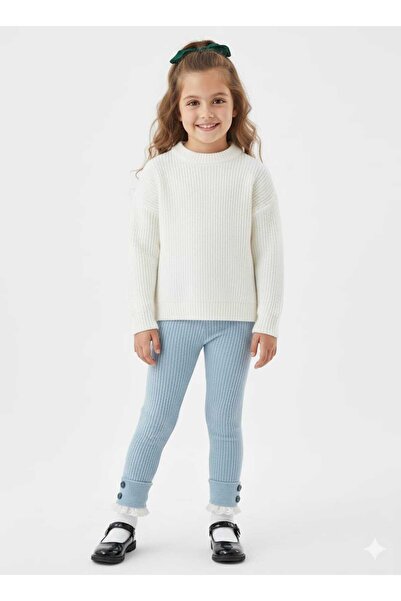 Meriç bebe Дитячі трикотажні легінси з ґудзиками