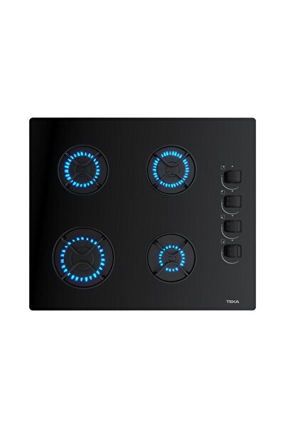 Teka GBE 64002 KBC BK E4, Ankastre Cam Ocak, Siyah, 60 cm