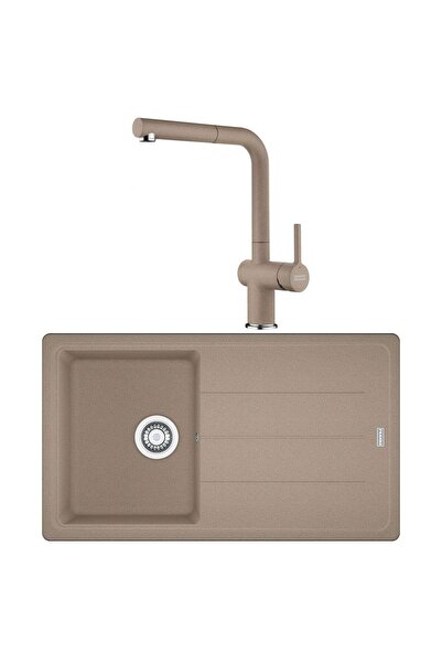 Franke BFG 611 Granit Oyster Evye, Active Plus Doccia Oyster Spiralli Armatür...