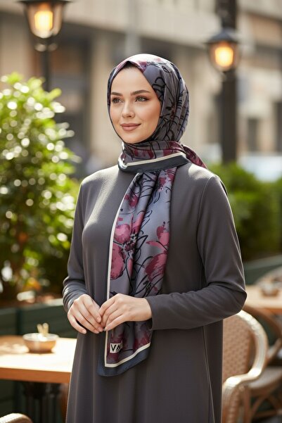 Onur Shawl - Women's Flower Pattern Soft Shawl Trend Model