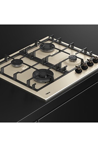 Teka GSC 64320 RBC VN Ankastre Ocak, Vanilya, Country, 60cm, 4 Göz, 1 Wok