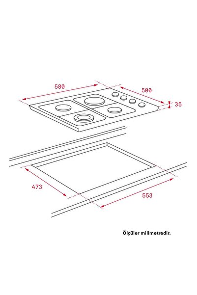 Teka HLX 60 4G AI AL NAT BK Ankastre Ocak, Siyah
