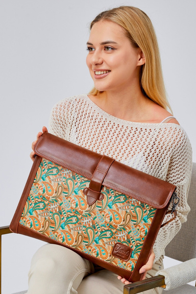 Vardo حقيبة هيلين ذات الحزام الطويل '' ماك بوك برو-اير 15 بوصة 42×28 حقيبة جلدية وحقيبة مستندات