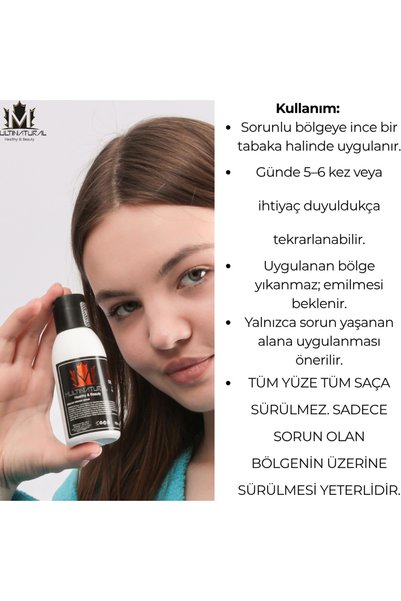 multinatural Hair Root & Skin & Body Skin Anti-Dandruff and Anti-Eczema Cream 100 ml